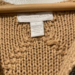 Charter Club Knit Jacket